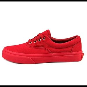Toddler Authentic Vans- Red size 9